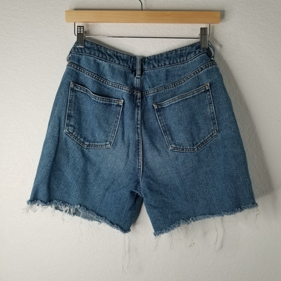 Pacsun Medium Wash High Rise Denim Shorts Size 28 - Picture 7 of 7